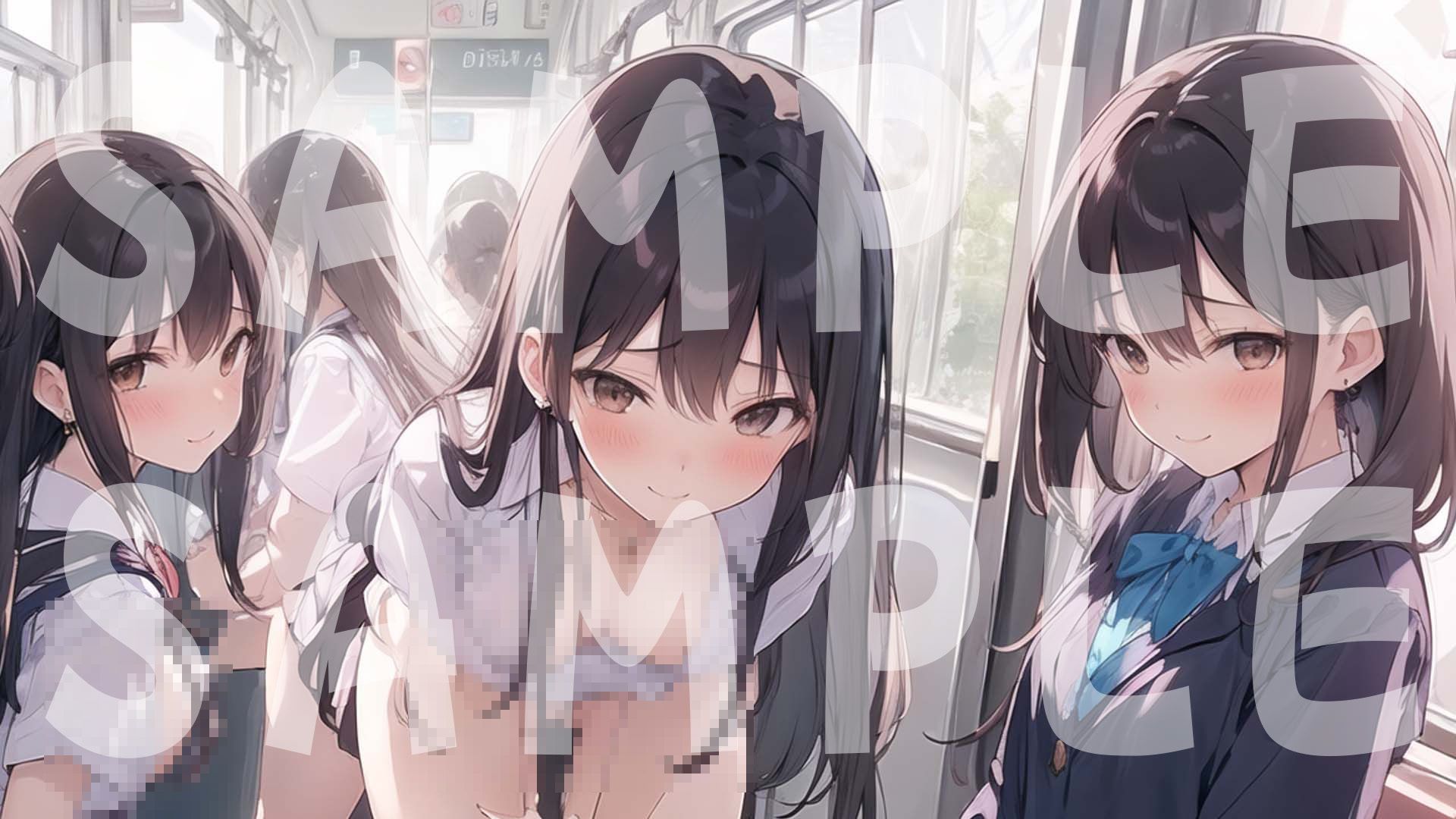 サンプル画像2:秘密の制服電車 「あのぉ 次は 私も、いいですか？」vol.1(MIDD) [d_396396]