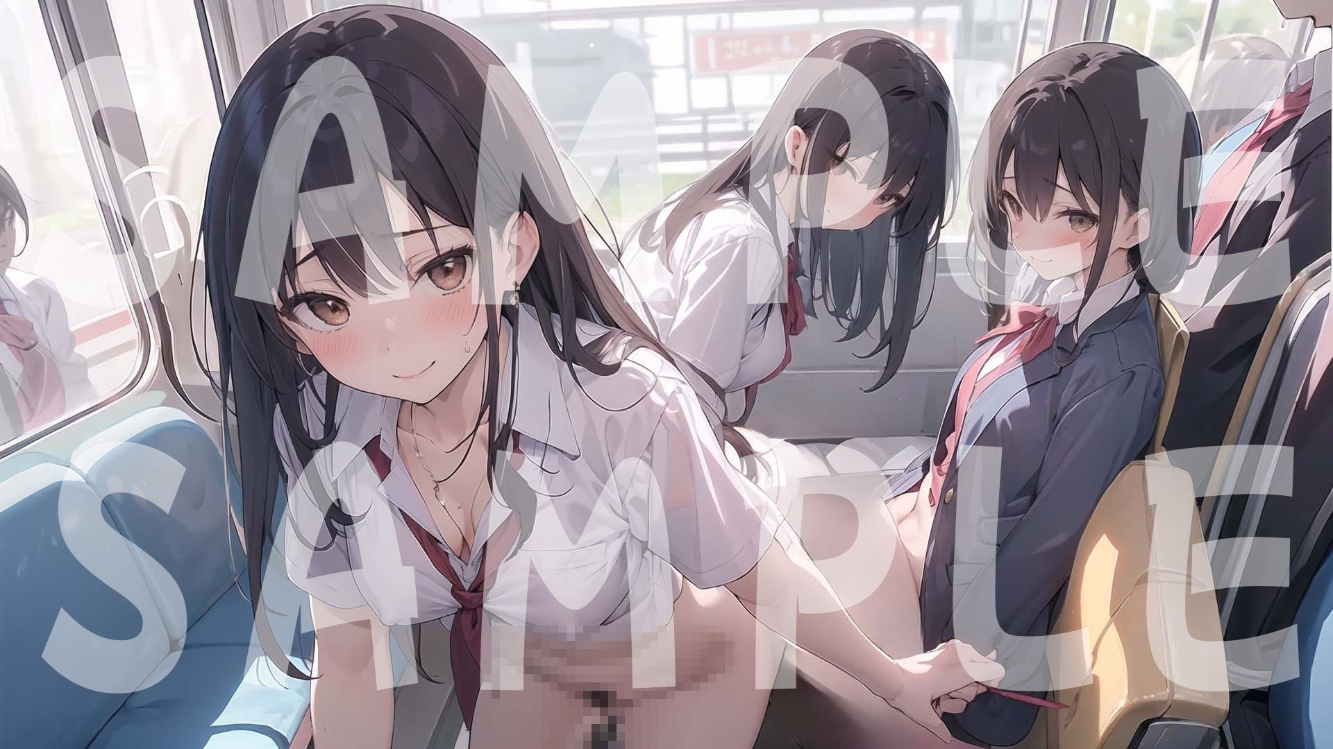 サンプル画像4:秘密の制服電車 「あのぉ 次は 私も、いいですか？」vol.1(MIDD) [d_396396]