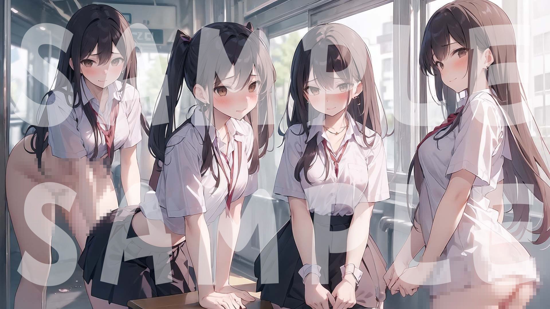 サンプル画像6:秘密の制服電車 「あのぉ 次は 私も、いいですか？」vol.1(MIDD) [d_396396]