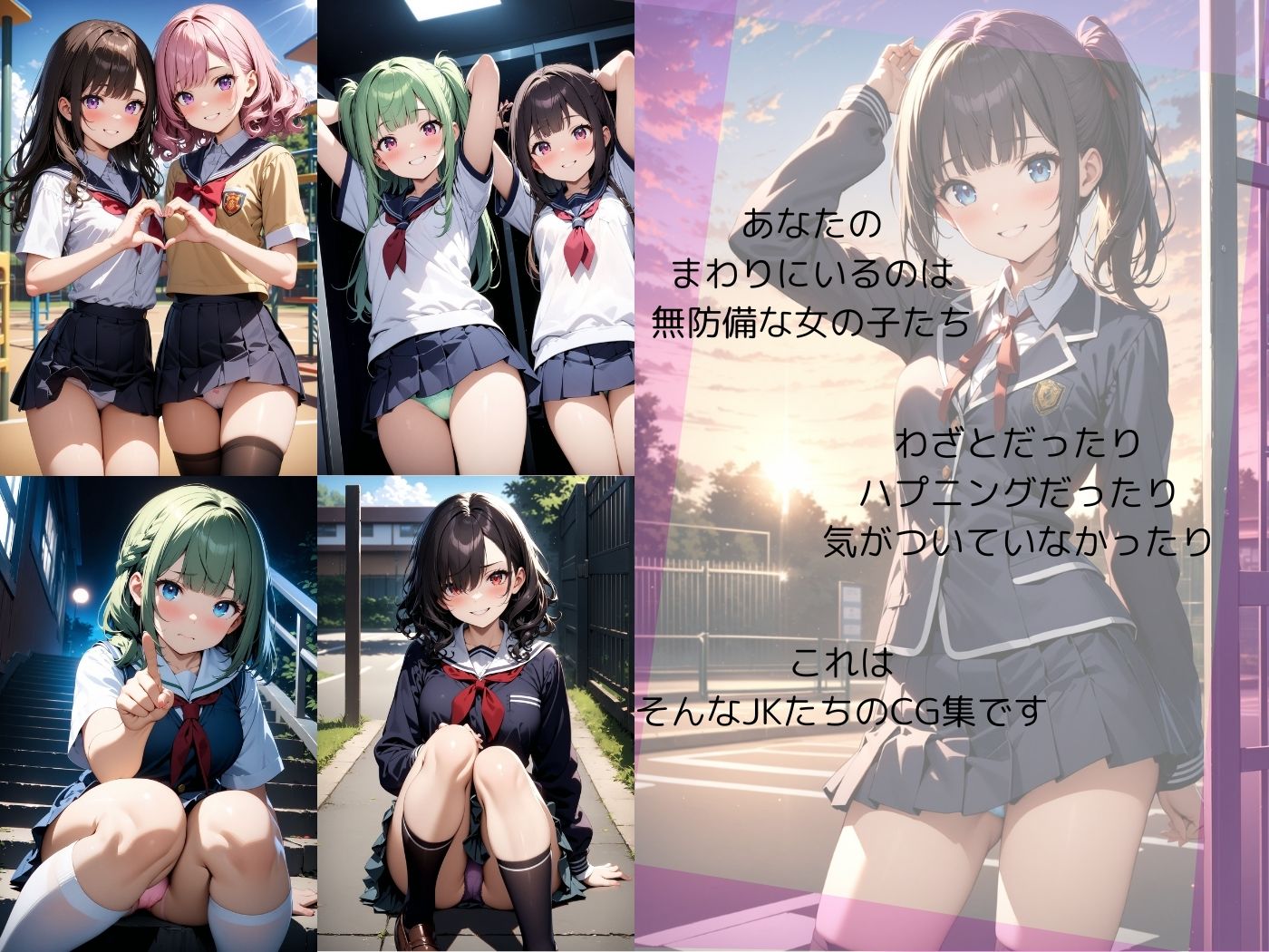 サンプル画像1:無防備JKはエッチがお好きなようです(くりーむぶりゅれ) [d_396466]