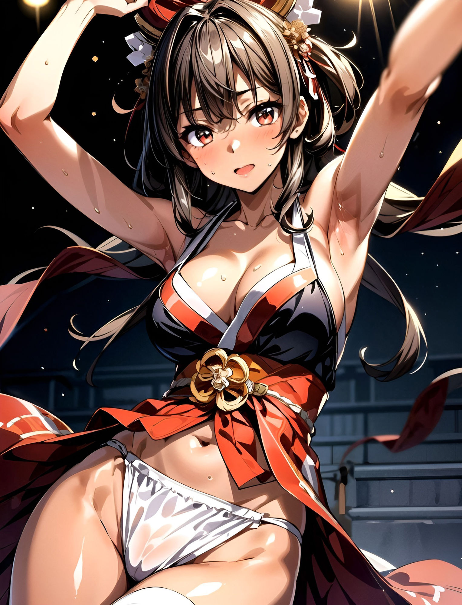 サンプル画像1:伝統的な祭りという言い訳でエッチな衣装を無理やり着させられた女子達アニメチック2nd(フェチコン) [d_396488]