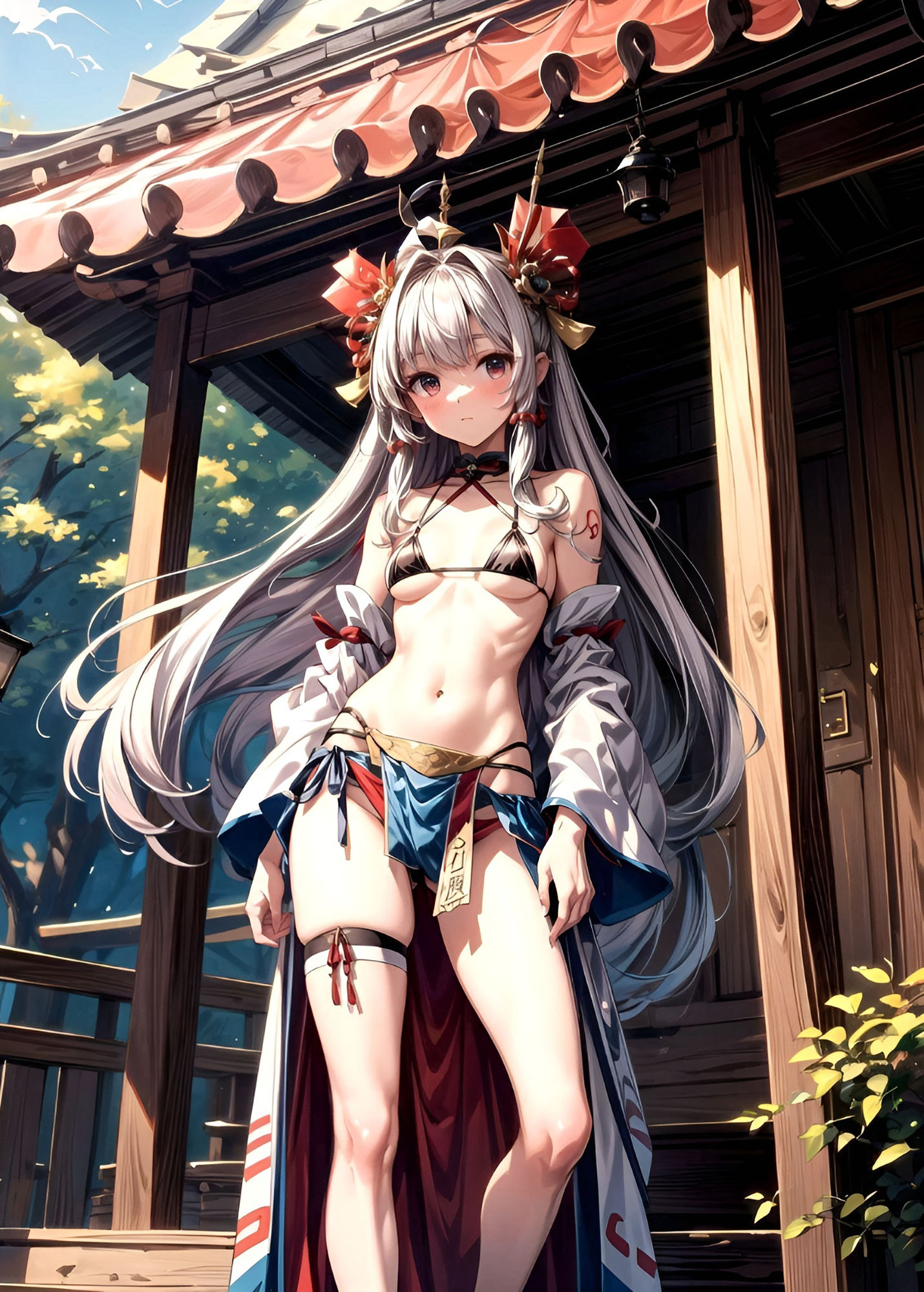 サンプル画像4:伝統的な祭りという言い訳でエッチな衣装を無理やり着させられた女子達アニメチック2nd(フェチコン) [d_396488]