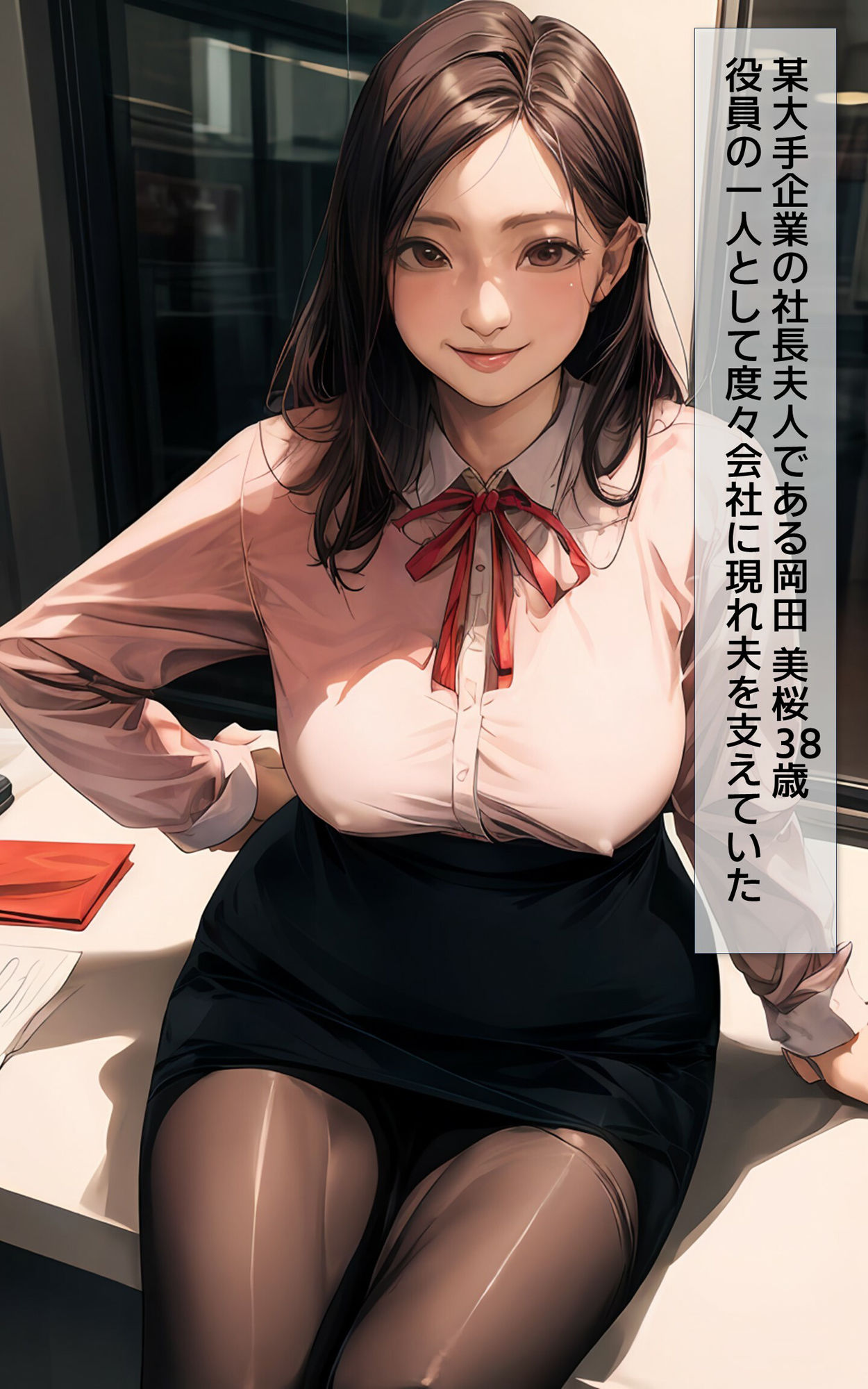 サンプル画像1:未亡人飼育、夫が残した会社で調教飼育される未亡人が快楽堕ちするまで(C.C.WORKS) [d_396610]