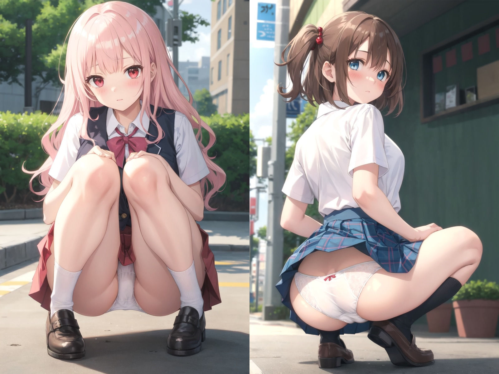 サンプル画像2:とつげき！街角JK〜あなたのぱんつ見せてください〜3(ぱんつ工房) [d_396715]