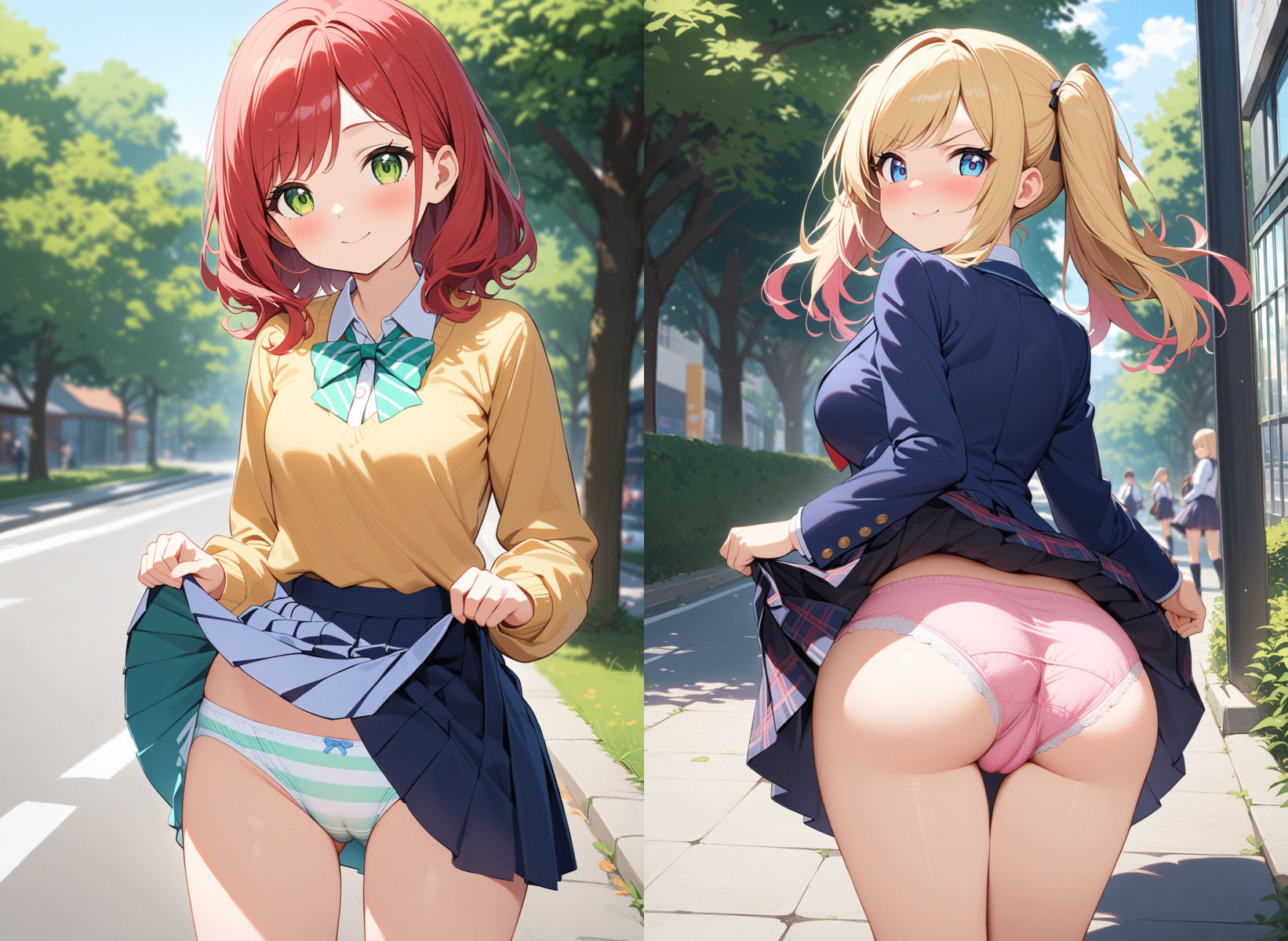 サンプル画像6:とつげき！街角JK〜あなたのぱんつ見せてください〜3(ぱんつ工房) [d_396715]