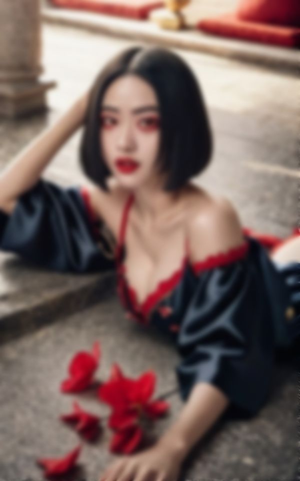 サンプル画像1:エロすぎるキョンシーコスプレでカメラマンを色仕掛けする淫乱美女(妄想LOVEGIRL) [d_396722]