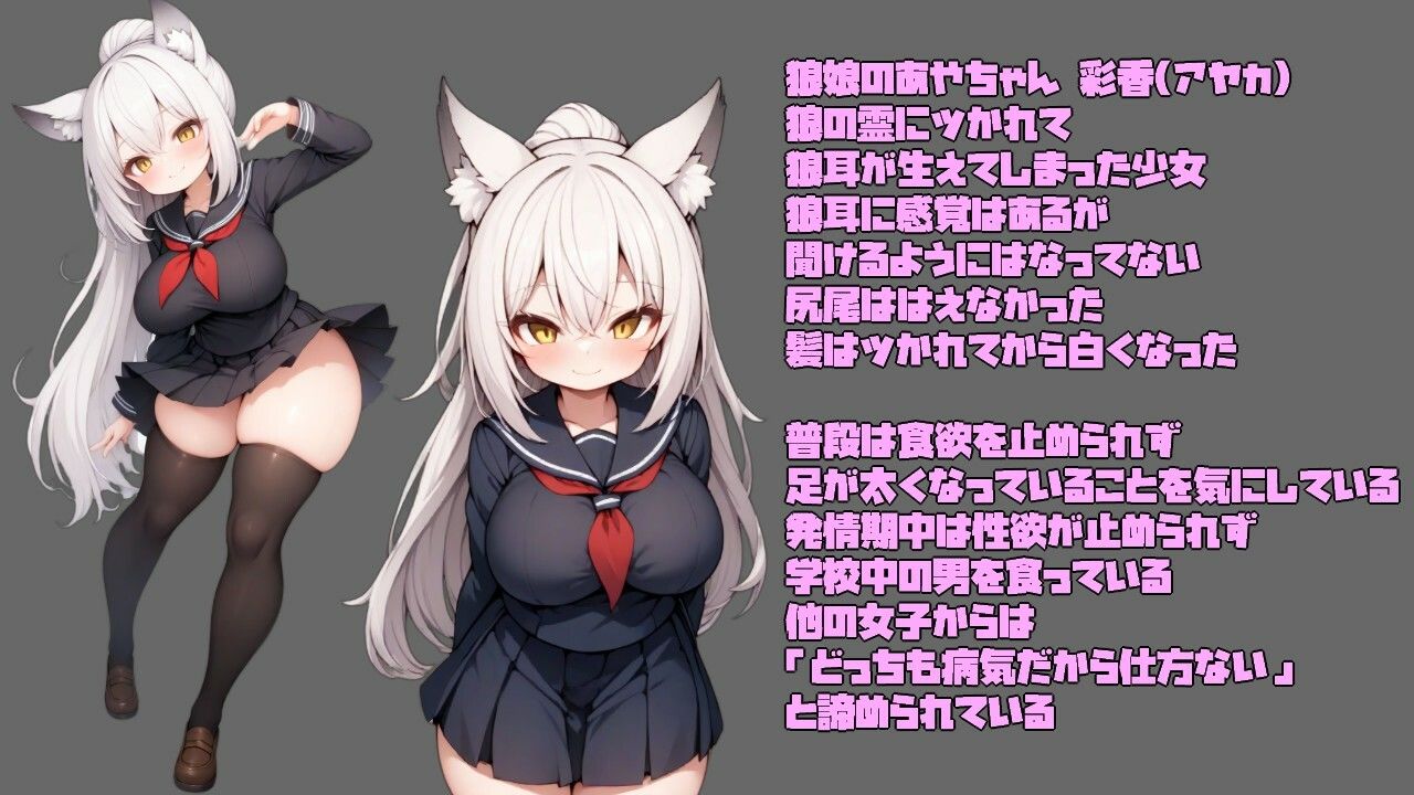 サンプル画像4:発情！あやちゃんはムチムチJuiCy狼娘(えーてぃーえふ) [d_396864]