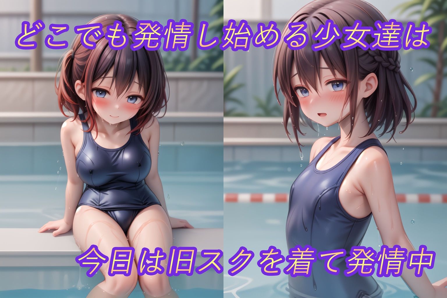 サンプル画像1:発情少女達の濡れた身体5-［旧スク］-半脱ぎ・破れ(KAW-AI-アイは正義) [d_396919]