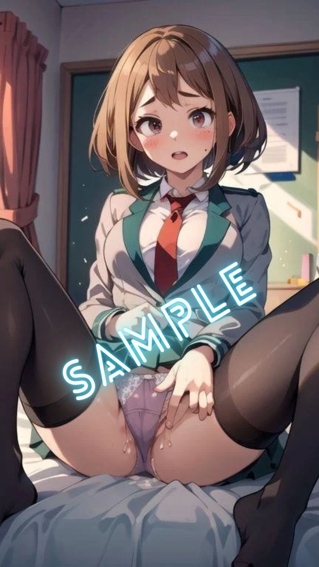 サンプル画像4:僕のヒー◯ーアカデミア 麗日お◯子 画像集(パンティー旅情) [d_396946]