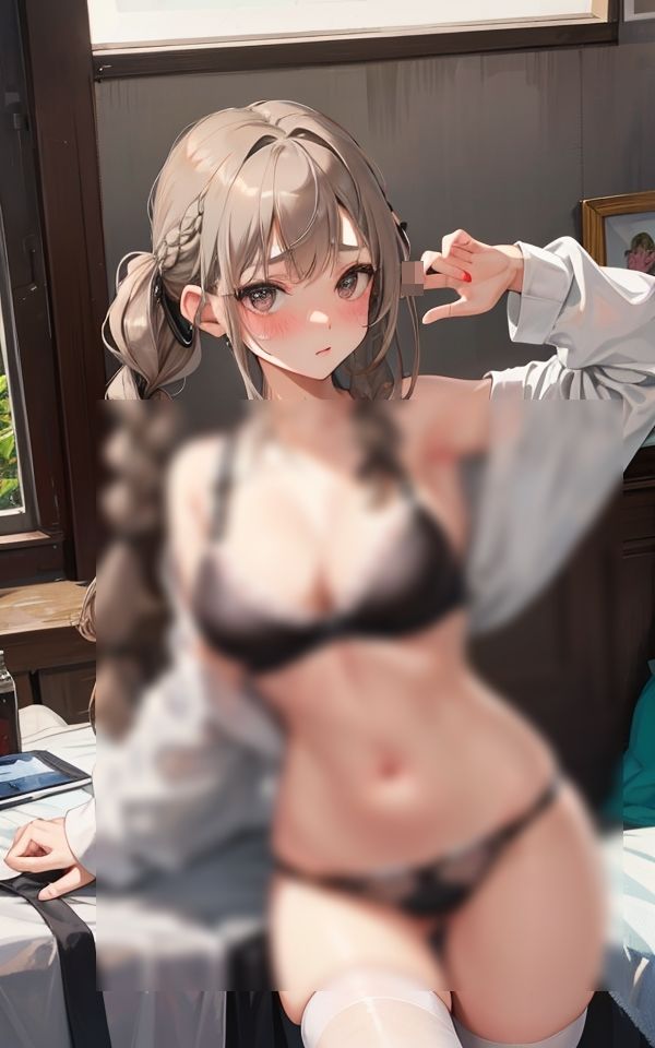 サンプル画像4:今日の下着、地味だけどいい？(淫乱魔導士) [d_396982]