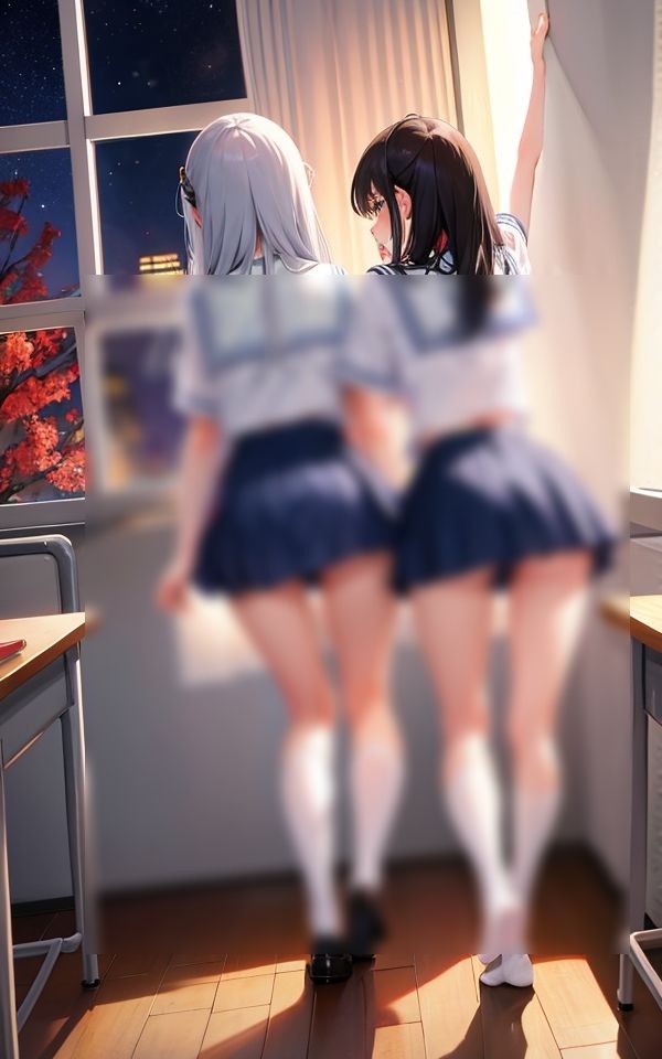 サンプル画像3:女子校の中の日常 〜無防備女子の集い〜(AIもてなす工房) [d_396986]