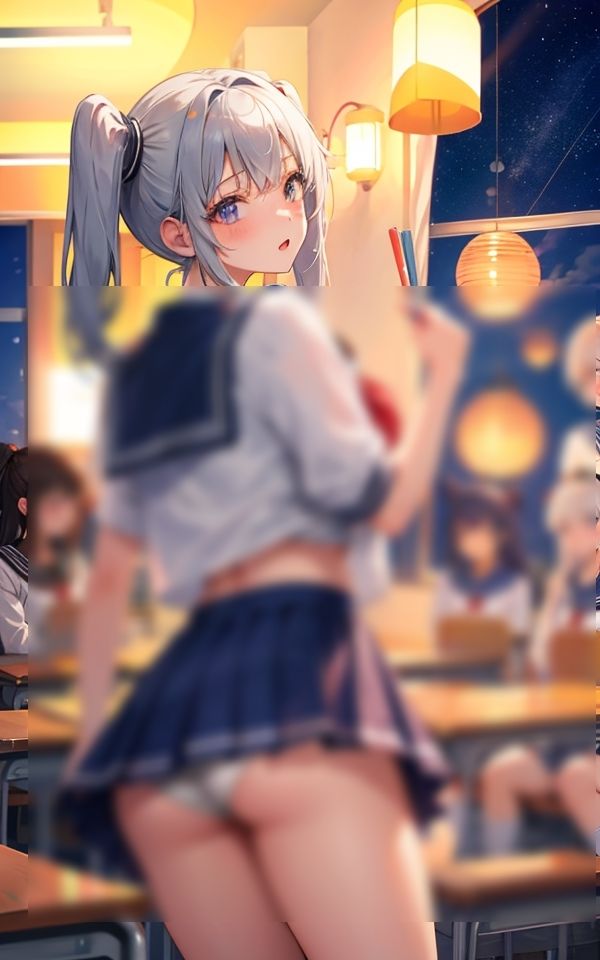 サンプル画像4:女子校の中の日常 〜無防備女子の集い〜(AIもてなす工房) [d_396986]