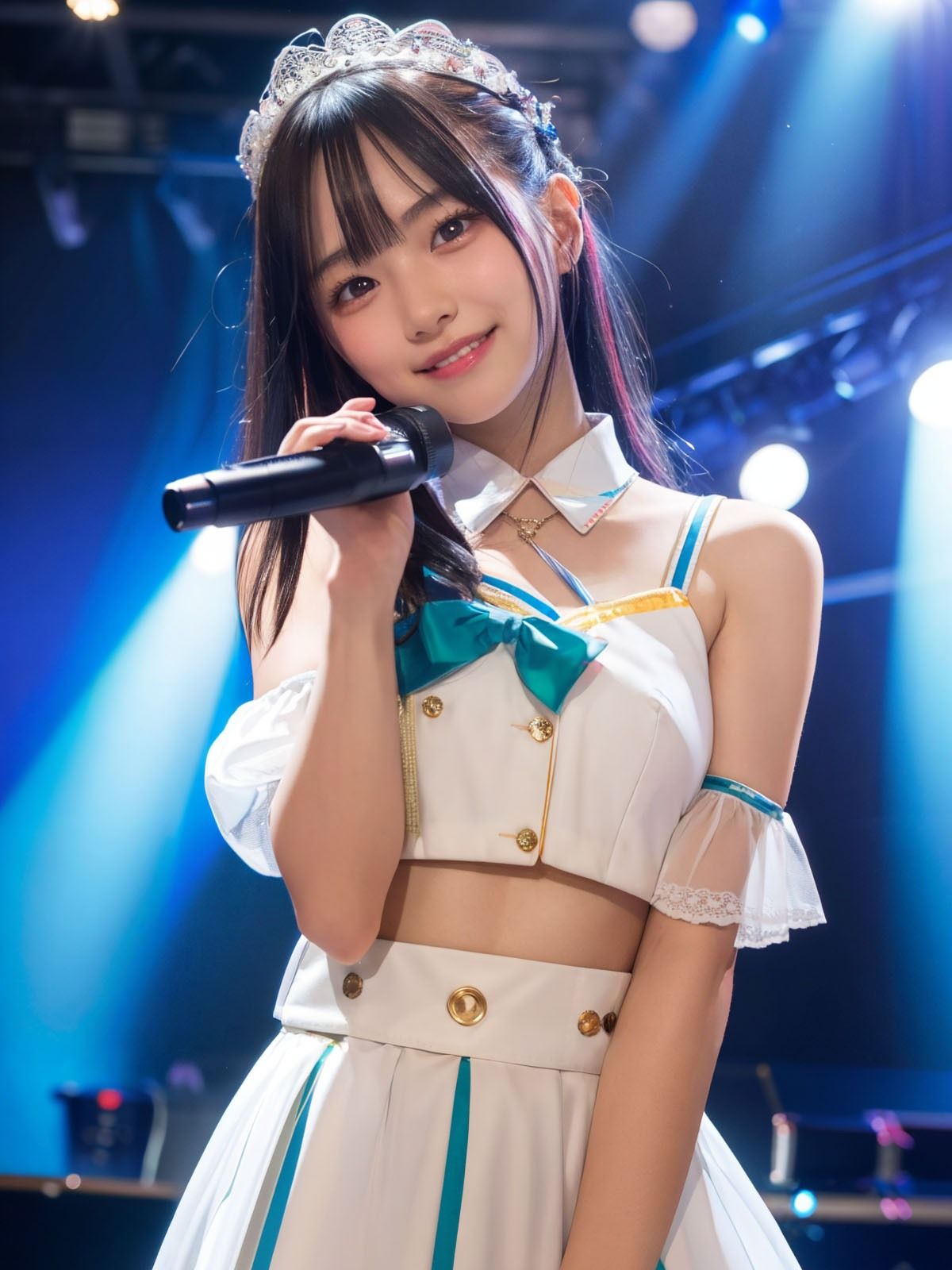 サンプル画像1:美少女アイドルの拘束裏ライブ(性癖パイプライン) [d_397007]