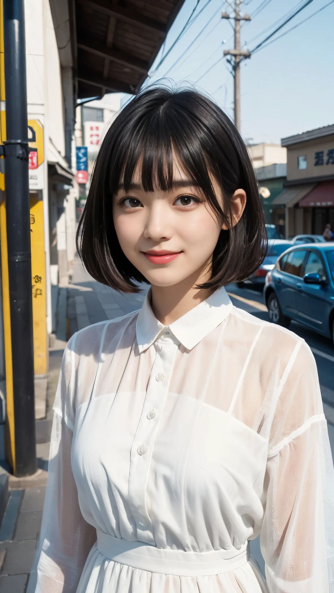 サンプル画像1:いつも白いワンピースの女性【エマ】の大人向け写真集(AI GAL 24) [d_397015]