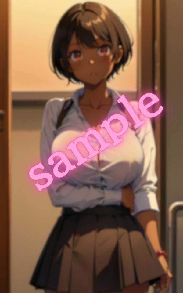 サンプル画像2:ノーブラで誘惑してくる巨乳美女少女(美女図鑑) [d_397175]