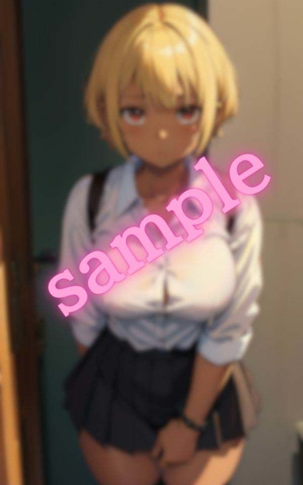 サンプル画像4:ノーブラで誘惑してくる巨乳美女少女(美女図鑑) [d_397175]