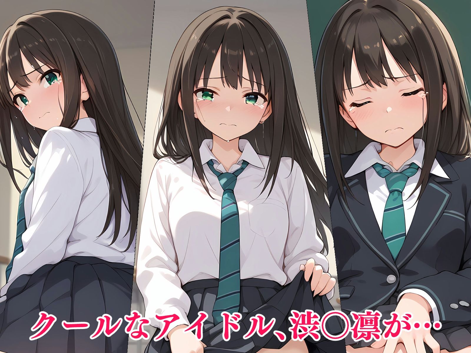 サンプル画像1:脅され泣きじゃくり渋〇凛(ギジミン) [d_397203]