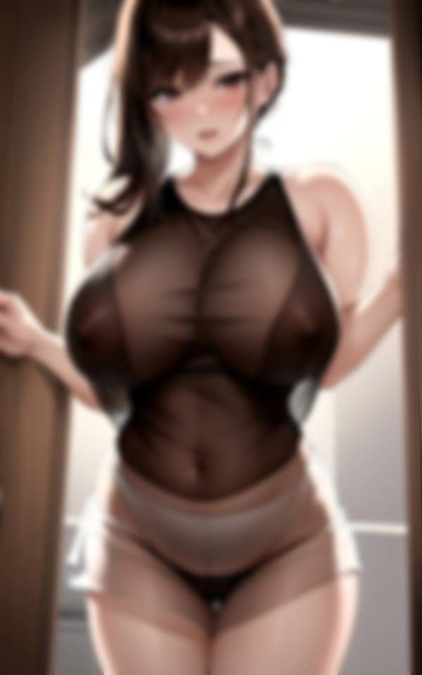 サンプル画像3:常夏ビーチで誘惑してくる爆乳淫乱人妻Hな秘密の不倫旅行(AIおとは) [d_397268]