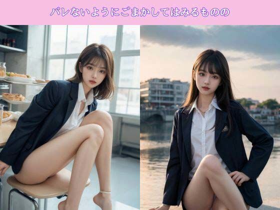 サンプル画像2:JKがスカートを忘れた日(しいたけ) [d_397361]