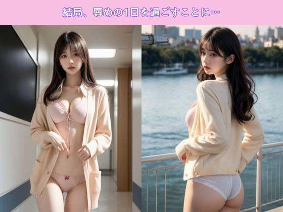 サンプル画像5:JKがスカートを忘れた日(しいたけ) [d_397361]