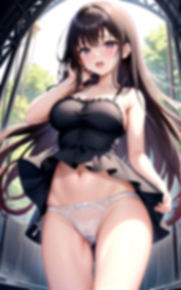 サンプル画像1:下から見るアソコ(ネオン夢想家たち) [d_397382]