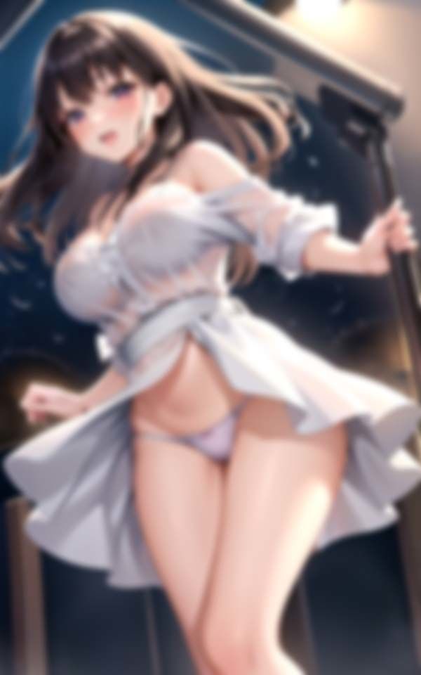 サンプル画像2:下から見るアソコ(ネオン夢想家たち) [d_397382]