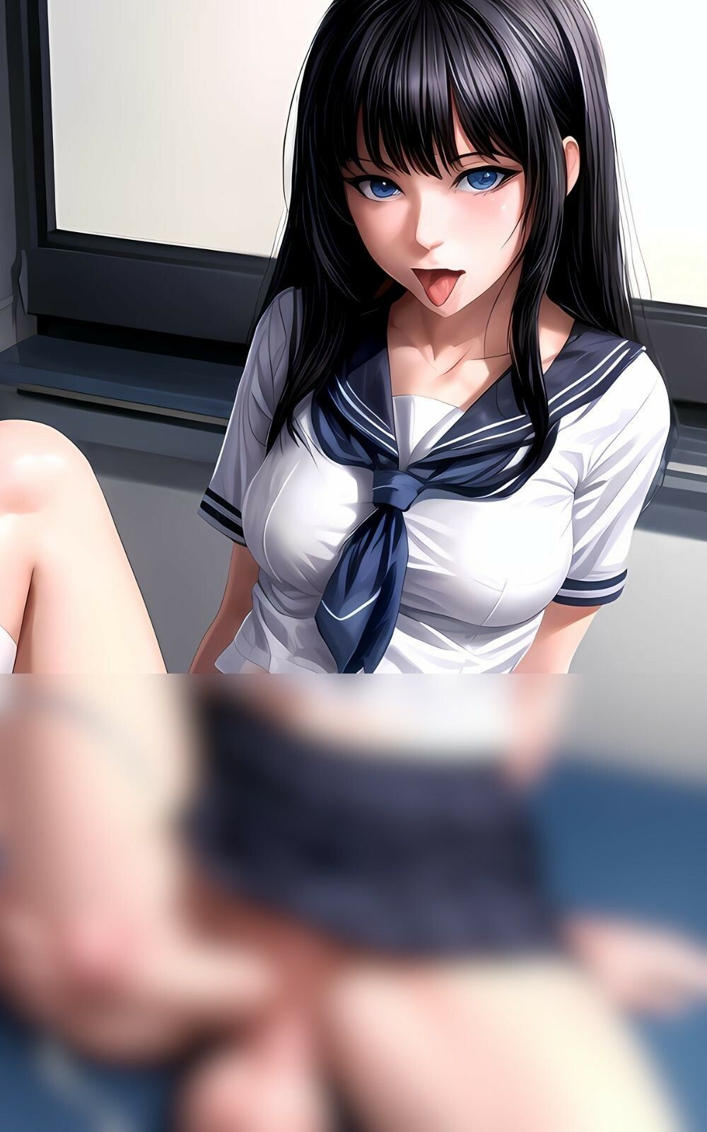 サンプル画像2:ふたなり女子校生のちんぽ集(hassanH2) [d_397467]