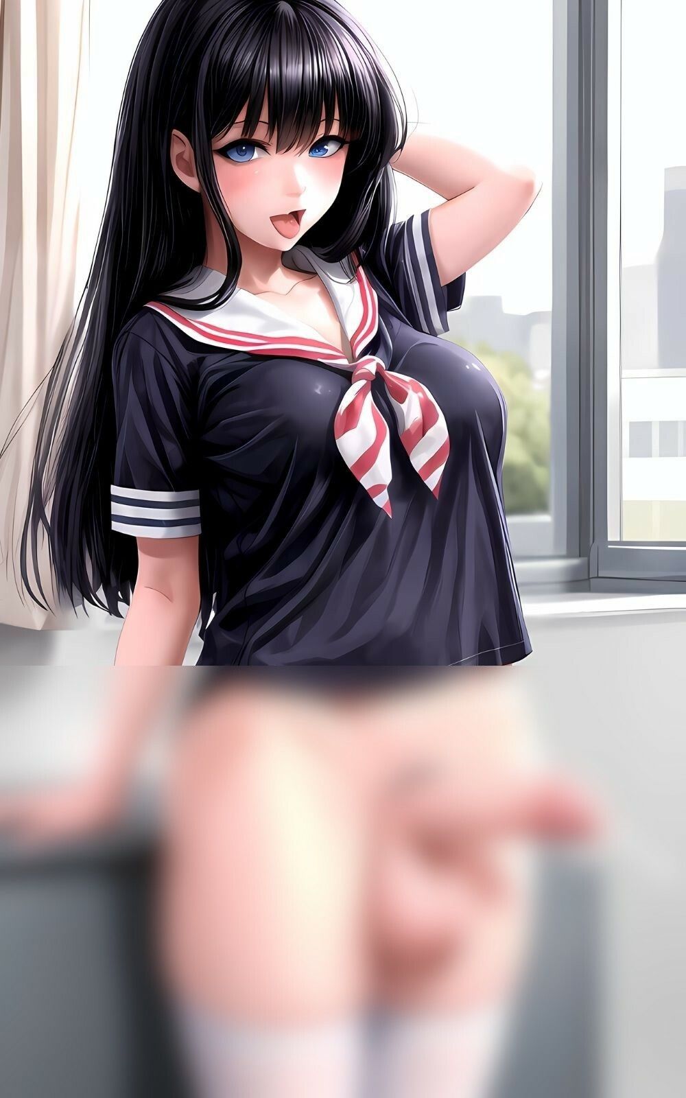 サンプル画像3:ふたなり女子校生のちんぽ集(hassanH2) [d_397467]