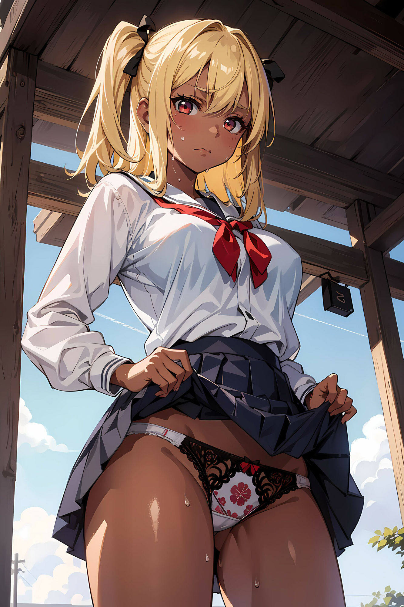 サンプル画像4:陰キャに厳しい爆乳ギャルをメイドに雇ってみた(るんぽす) [d_397562]