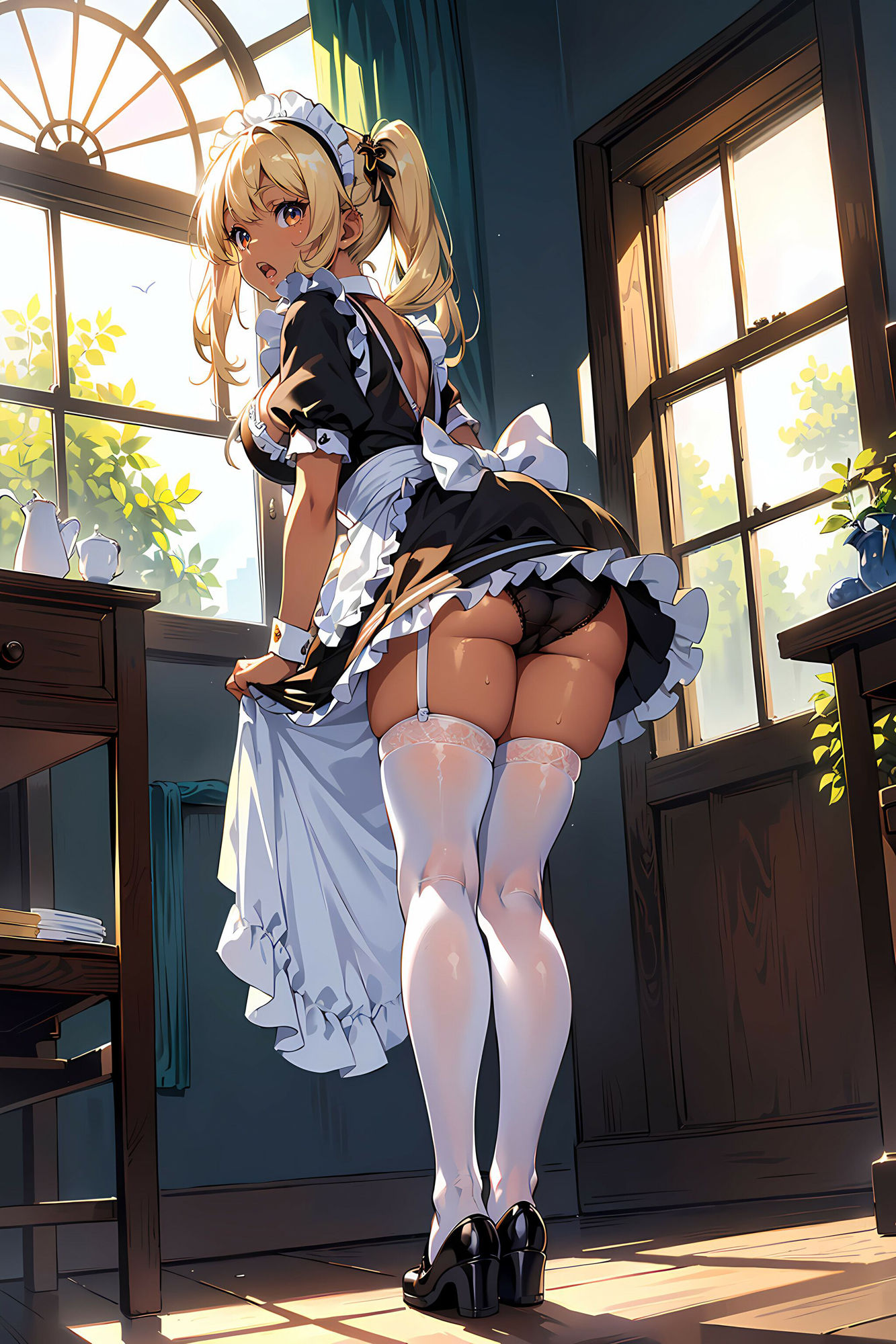 サンプル画像5:陰キャに厳しい爆乳ギャルをメイドに雇ってみた(るんぽす) [d_397562]