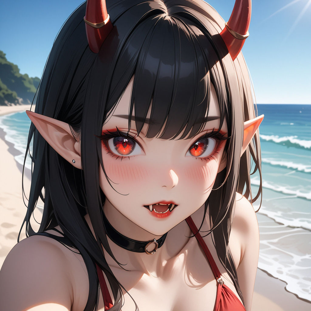 サンプル画像4:実は拘束されるのが好き？スケベなカラダのかわいい悪魔ちゃん。(ふりかけテキーラ) [d_397588]