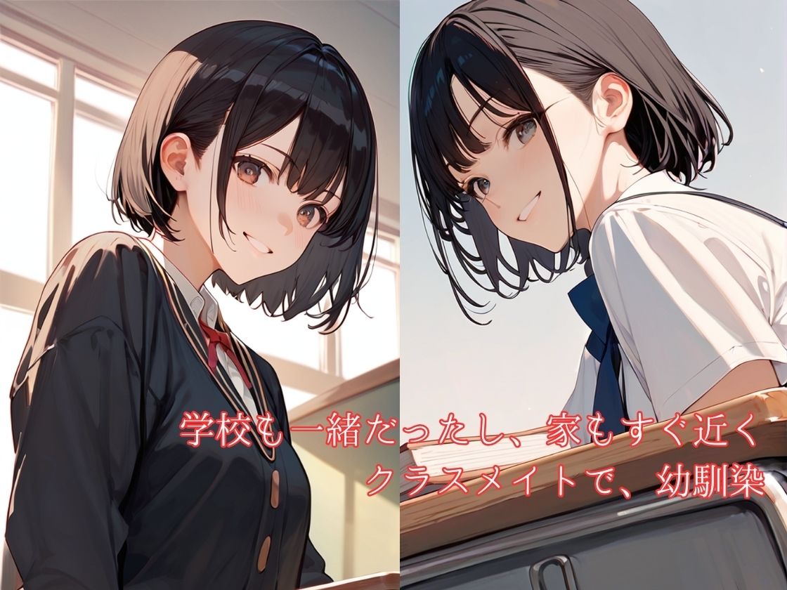 サンプル画像2:僕が転校したあと、幼馴染は…(コタロー。) [d_397598]