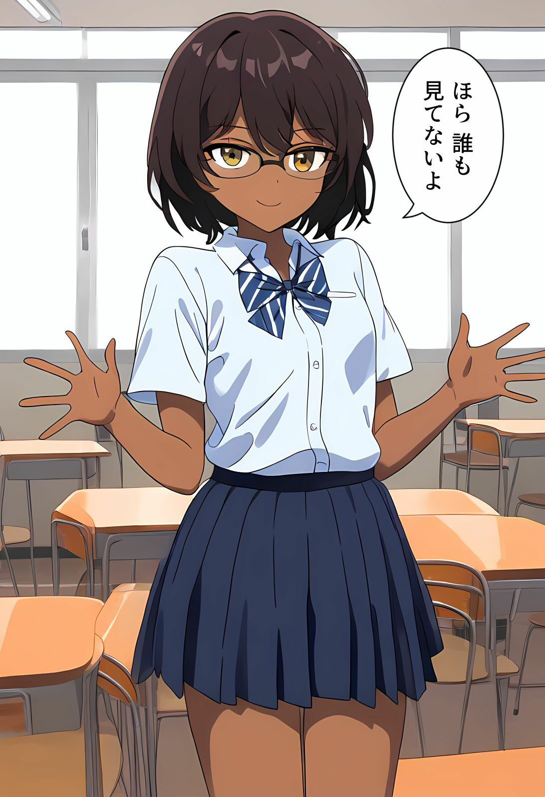 サンプル画像1:ドライなあの子の濡れ濡れエッチ(褐色眼鏡工房) [d_397627]