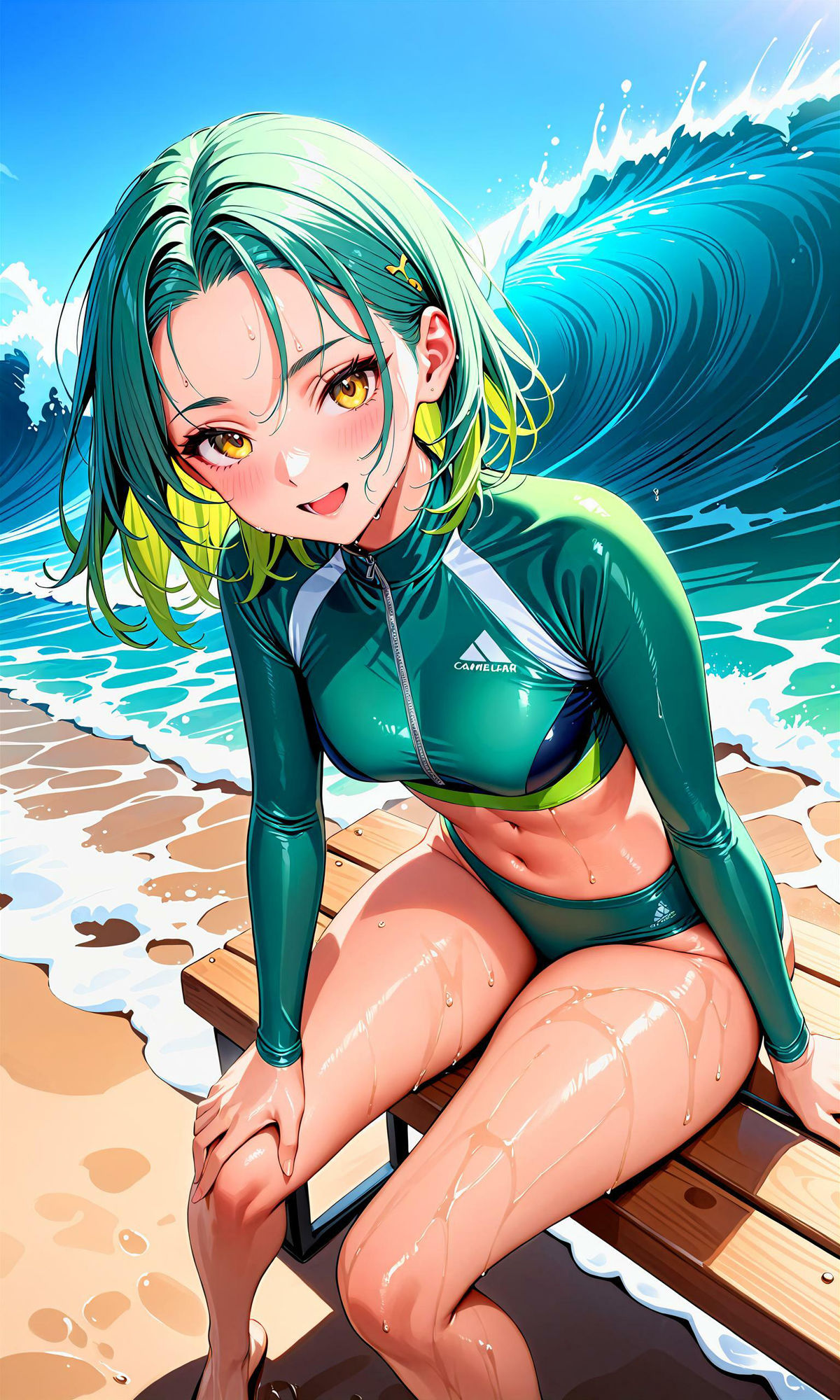 サンプル画像3:エチエチサーフィン部-波打ち際のエチエチ特訓！-(BETA) [d_397645]