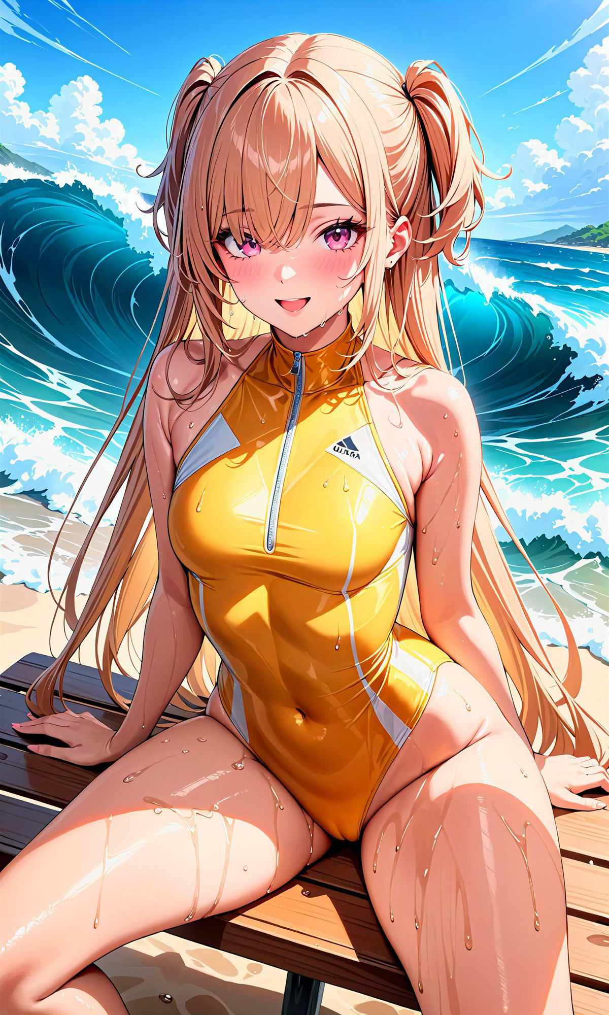 サンプル画像6:エチエチサーフィン部-波打ち際のエチエチ特訓！-(BETA) [d_397645]