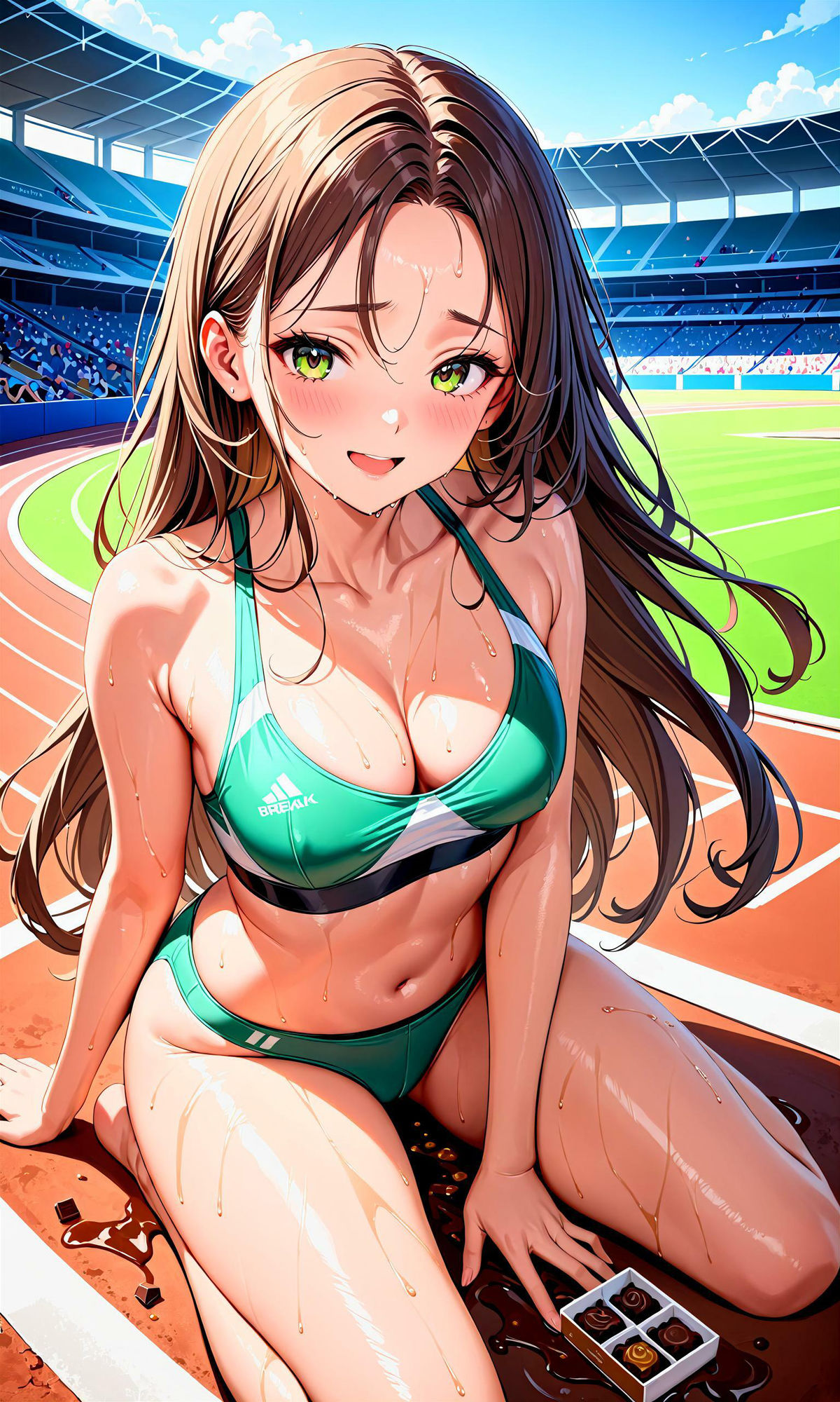 サンプル画像3:エチエチ陸上部-陸上部エースのエチエチアタックで俺の心臓が持たない！-(BETA) [d_397649]