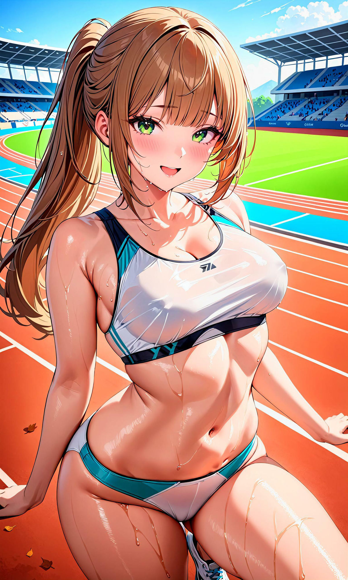 サンプル画像6:エチエチ陸上部-陸上部エースのエチエチアタックで俺の心臓が持たない！-(BETA) [d_397649]