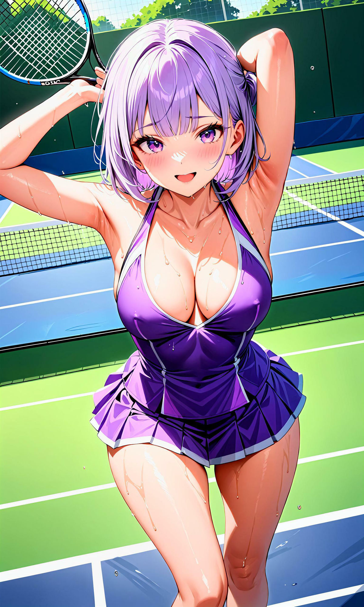 サンプル画像1:エチエチテニス部-テニス部のキャプテンとキメるエチエチサービスエース-(BETA) [d_397651]