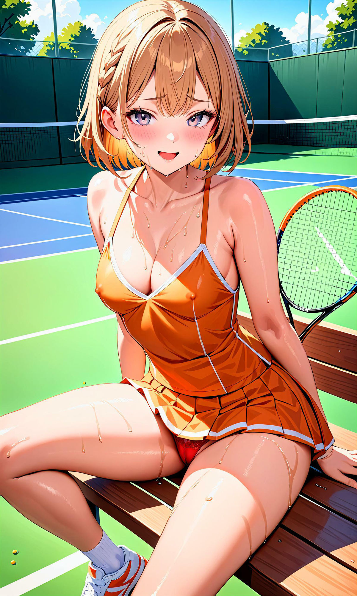 サンプル画像3:エチエチテニス部-テニス部のキャプテンとキメるエチエチサービスエース-(BETA) [d_397651]