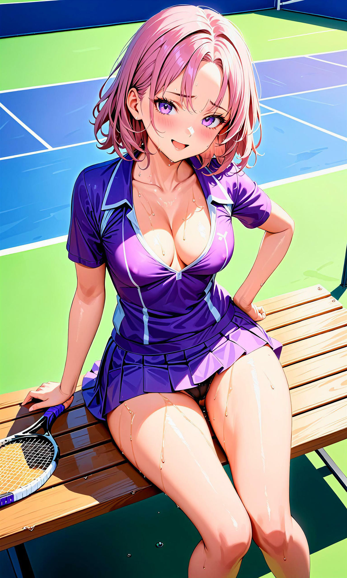 サンプル画像6:エチエチテニス部-テニス部のキャプテンとキメるエチエチサービスエース-(BETA) [d_397651]