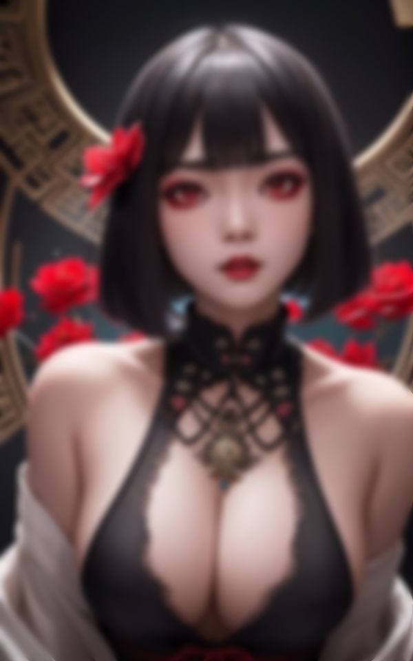 サンプル画像2:美しすぎるキョンシーの正体は万年発情淫乱美女(AIエンジェル) [d_397670]