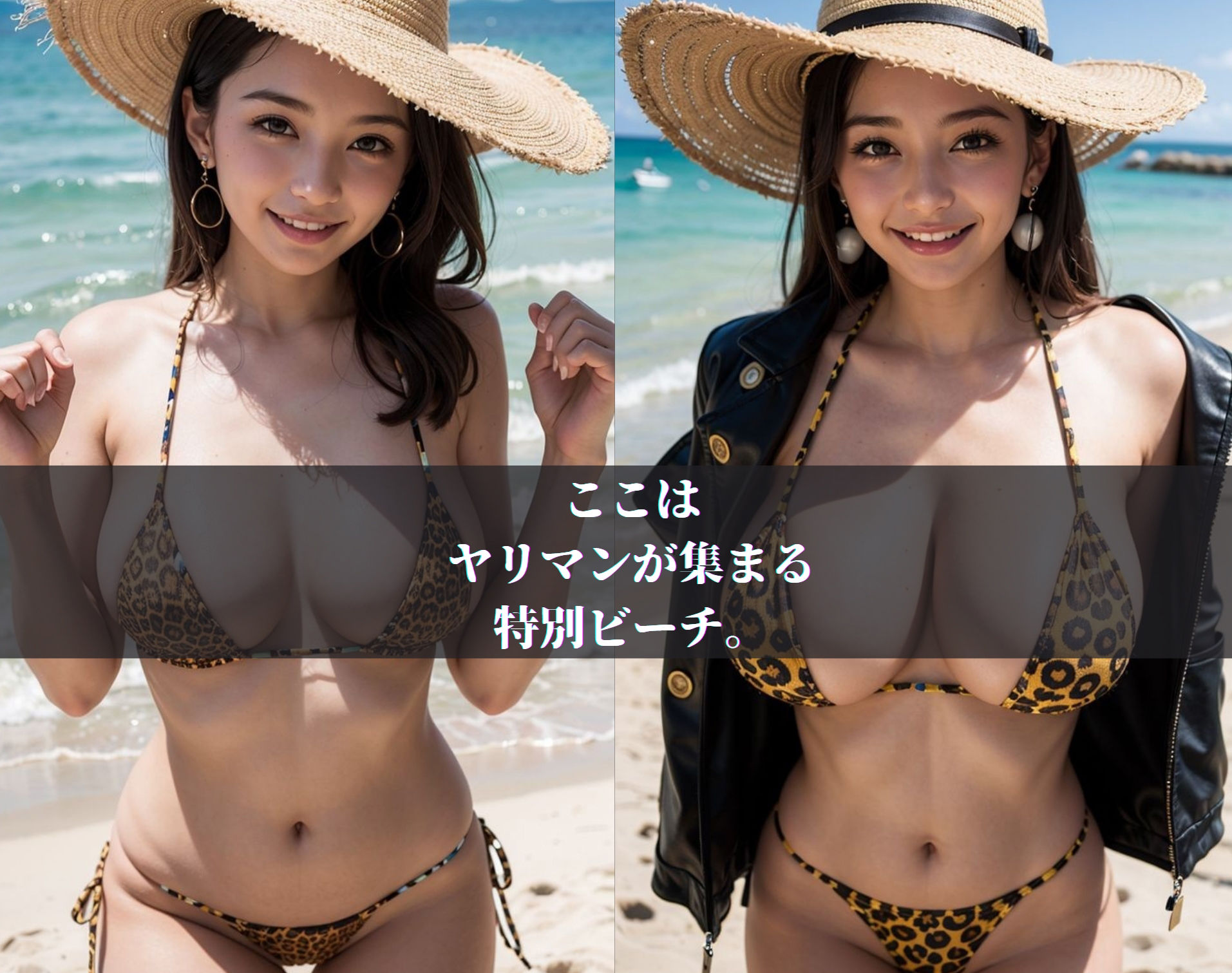 サンプル画像1:ヤリマンと海の家。【ハイクオリティCG集】(変態カントク。) [d_397688]