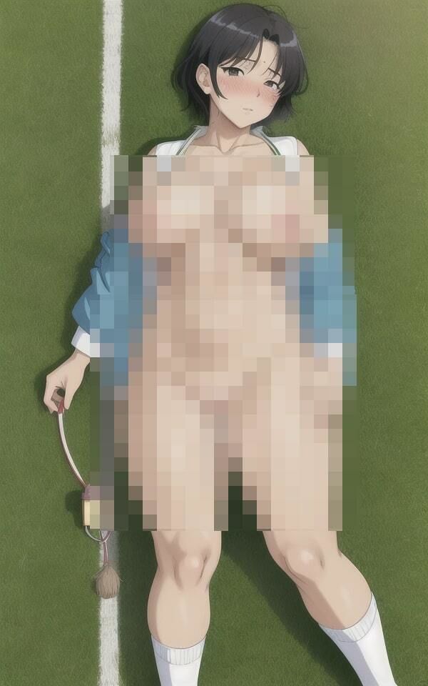 サンプル画像5:筋肉女子と誰も居ないグラウンドでSEX(苺一エロ) [d_397719]