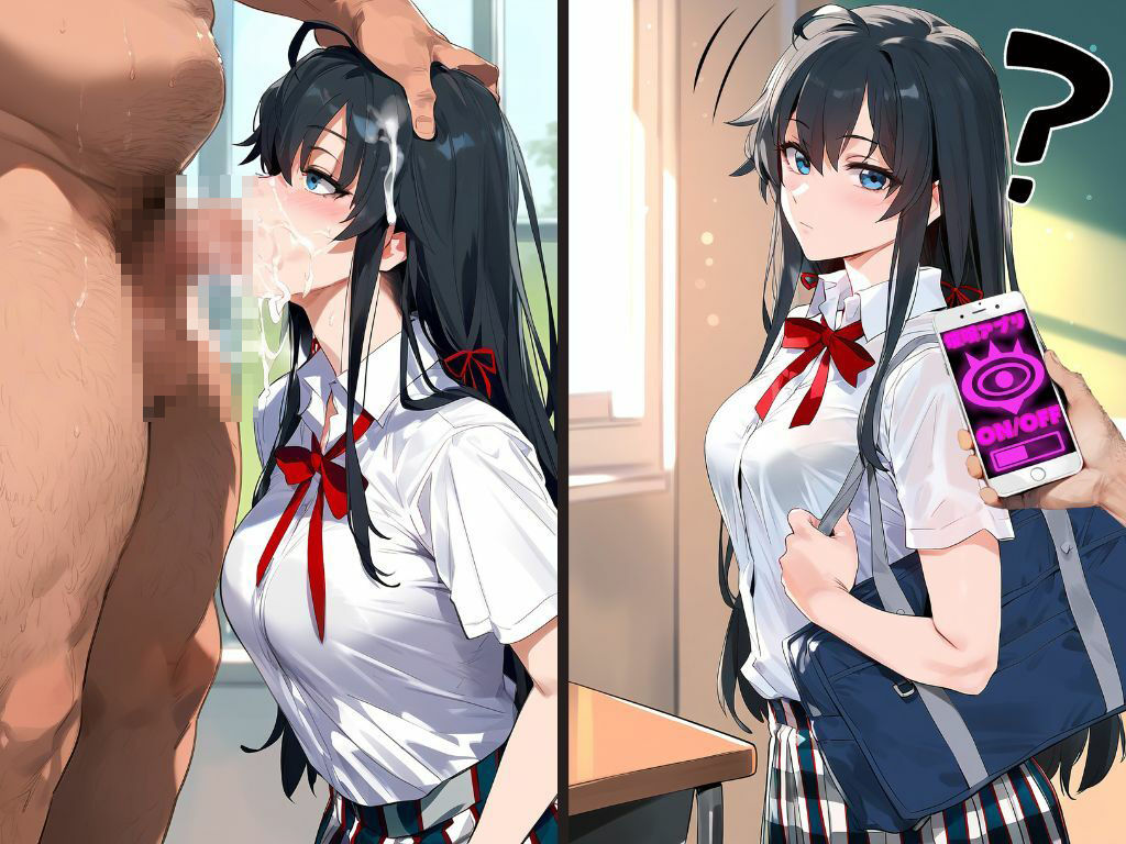 サンプル画像3:催●おじさんと女子校生ヒロインズ/桐ヶ●直葉/雪ノ●雪乃/一色 い●は/モモ/中●ニ乃【妊娠】(女子校生ヒロインズ) [d_397739]