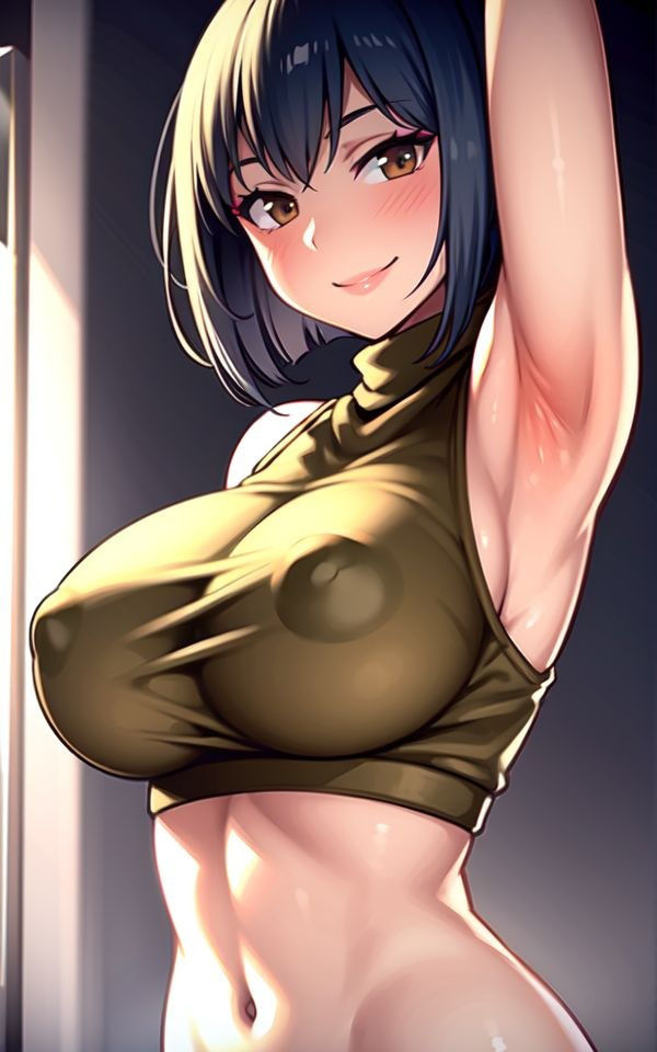 サンプル画像1:ノースリーブ爆乳が乱れる大性交(やらシコ) [d_397770]