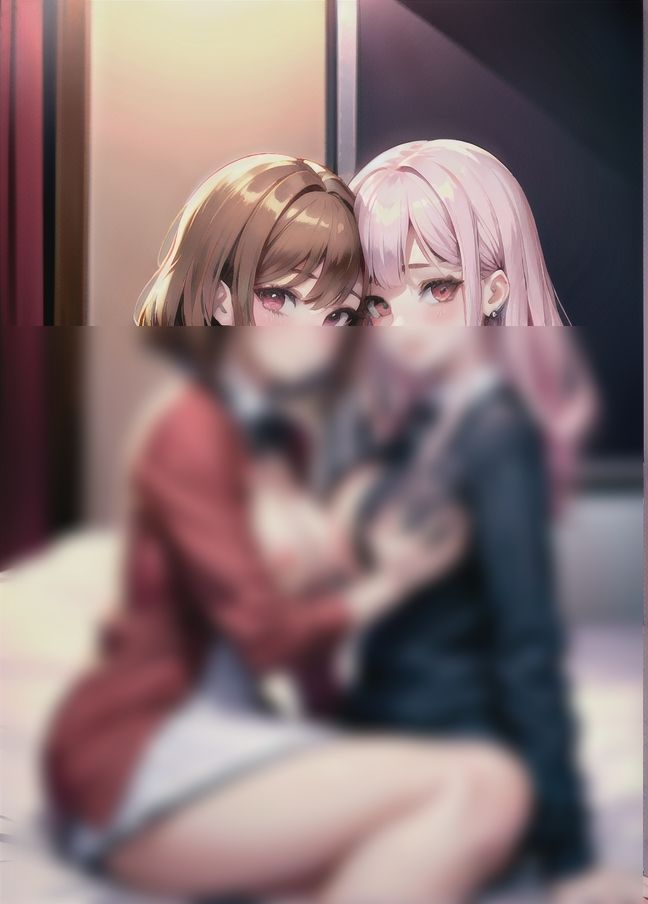 サンプル画像3:レズビアン人妻「密会えっち」夫にバレないように昼間に密会…(シュガーパーティー) [d_397774]