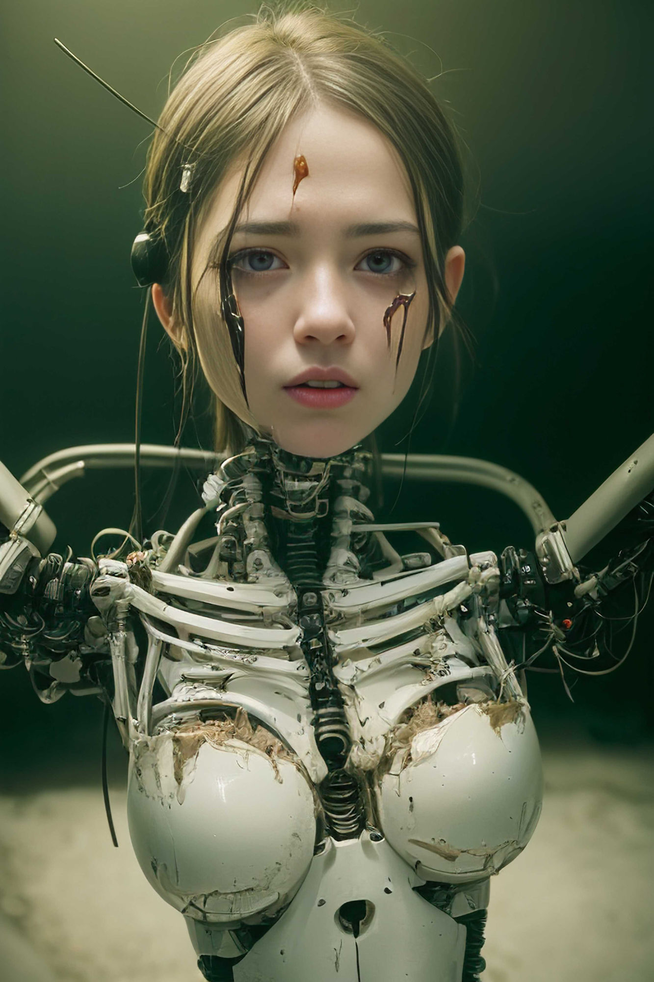 サンプル画像3:壊れたアンドロイド(えーあい女の子) [d_397838]