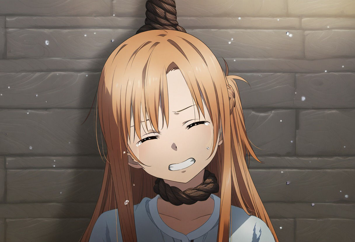 サンプル画像2:ア〇ナ首絞め集 A001(ヒロピンキャット) [d_397841]