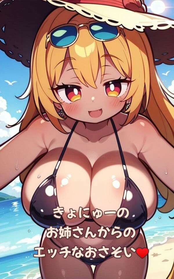 サンプル画像1:きょにゅーお姉さんとエッチなれんしゅう☆(発射2秒前) [d_397845]