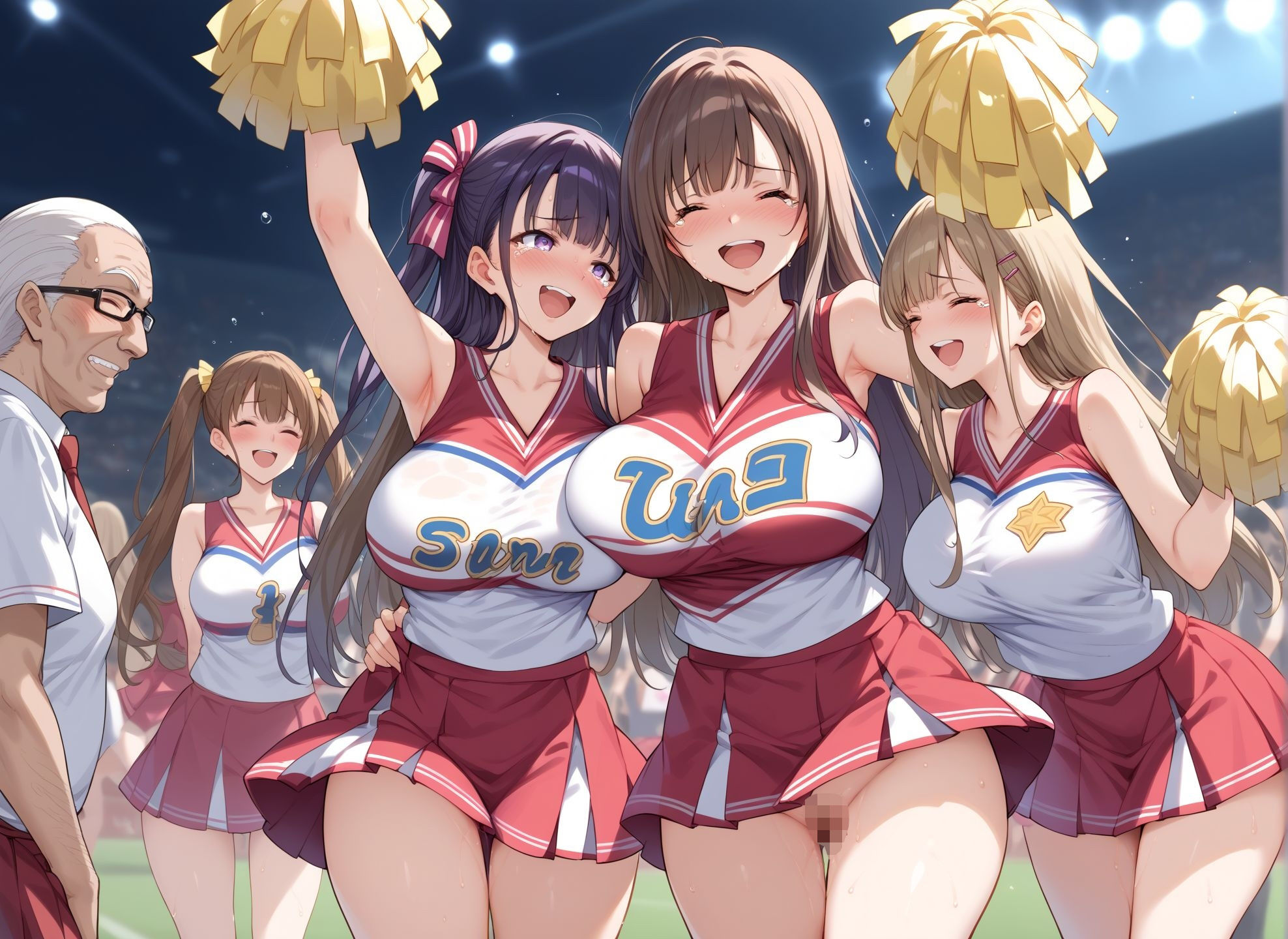 サンプル画像4:チアガール 〜淫乱女のデビュー戦〜(ゾゾゾソ) [d_397853]